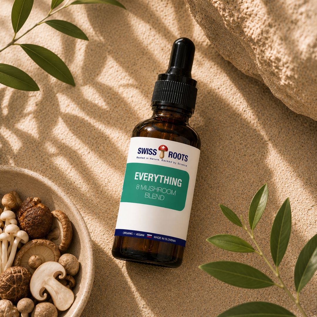 Swiss Roots™ Pilzkomplex, flüssiger Pilzextrakt, 30 ml