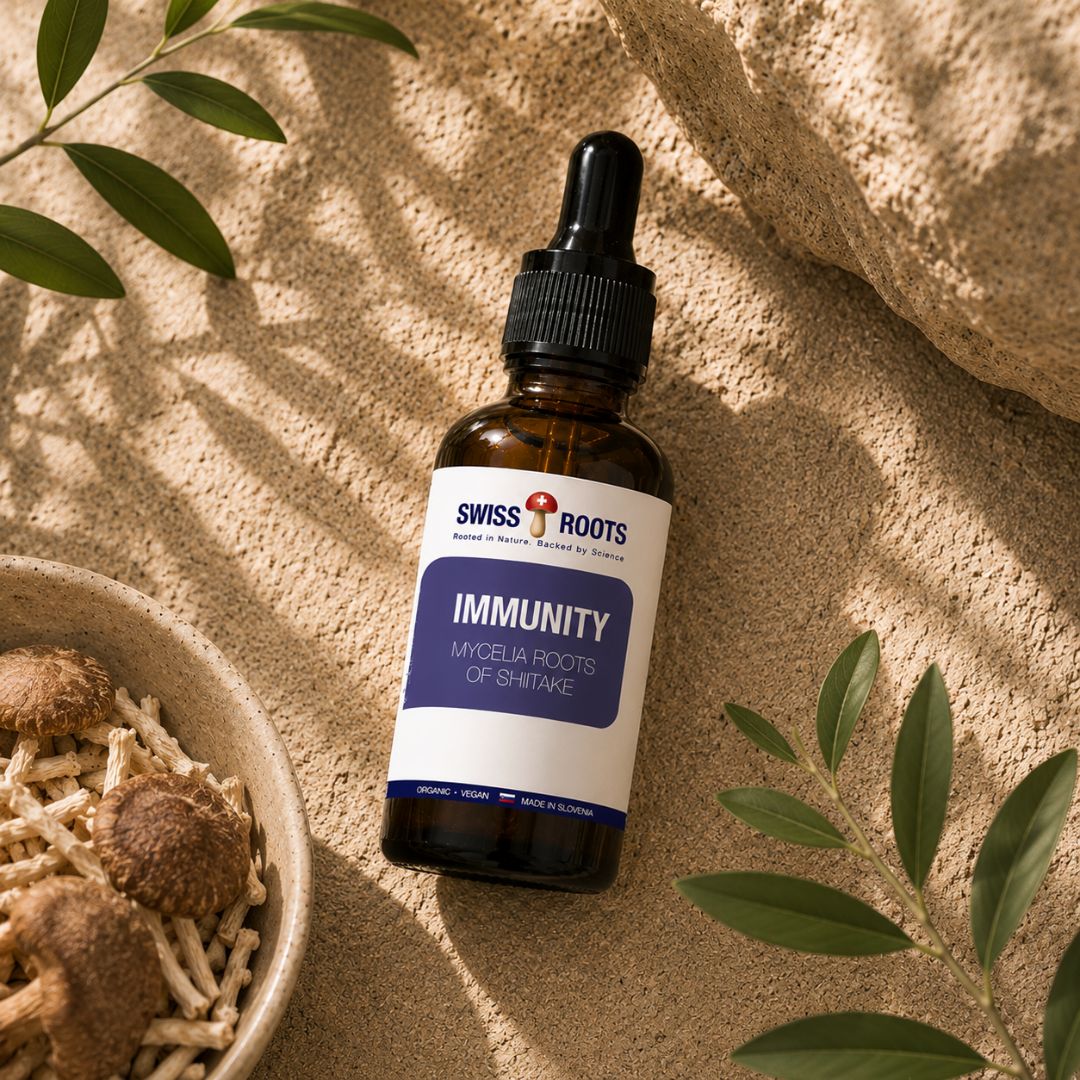 Swiss Roots™ Shiitake, flüssiger Pilzextrakt, 30 ml