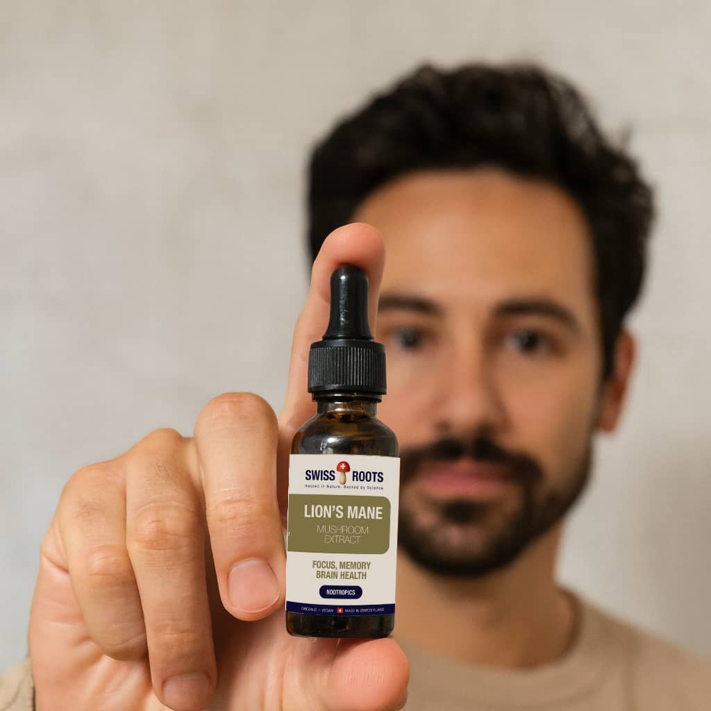 Swiss Roots lion's mane, mushroom extract liquid, 30 ml