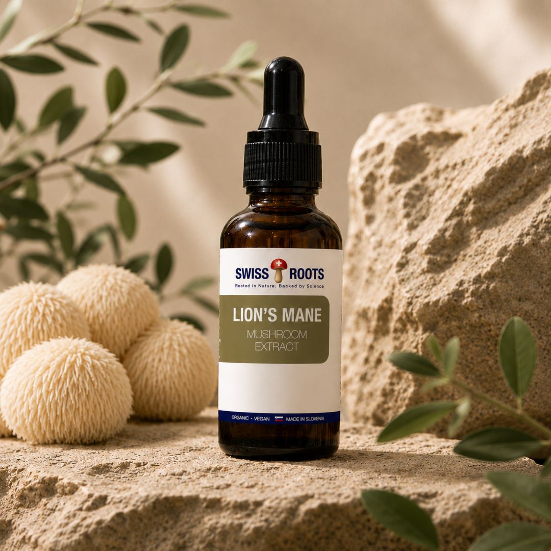 Swiss Roots™ Löwenmähne, flüssiger Pilzextrakt, 30 ml