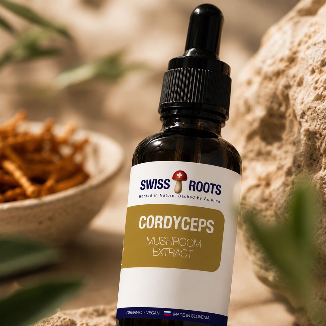 Swiss Roots™ Cordyceps, flüssiger Pilzextrakt, 30 ml