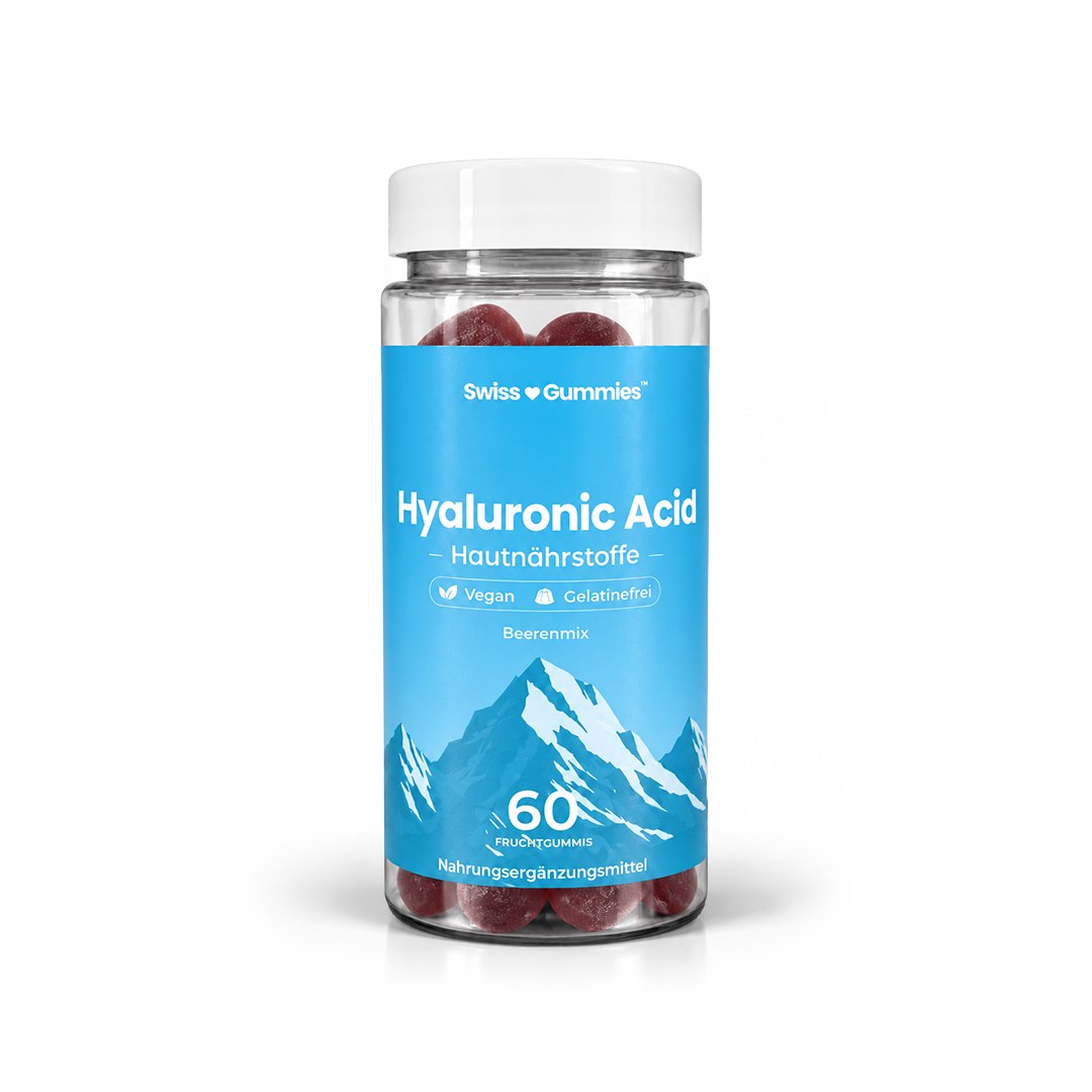Hyaluronsäure – Fruchtgummis mit Beerenmix-Geschmack und Natriumhyaluronat