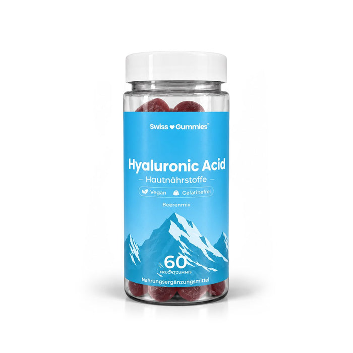 Hyaluronsäure – Fruchtgummis mit Beerenmix-Geschmack und Natriumhyaluronat