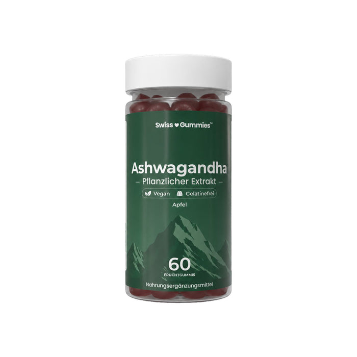 Ashwagandha – Fruchtgummis mit 300 mg Wurzelextrakt und Vitamin B6