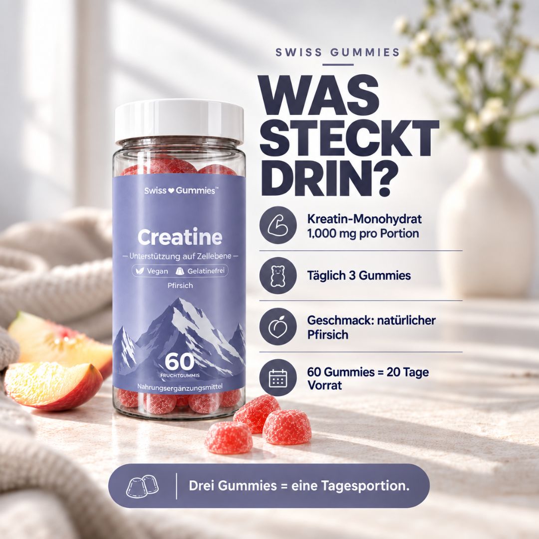 Creatine – gummies with 1,000 mg of creatine monohydrate