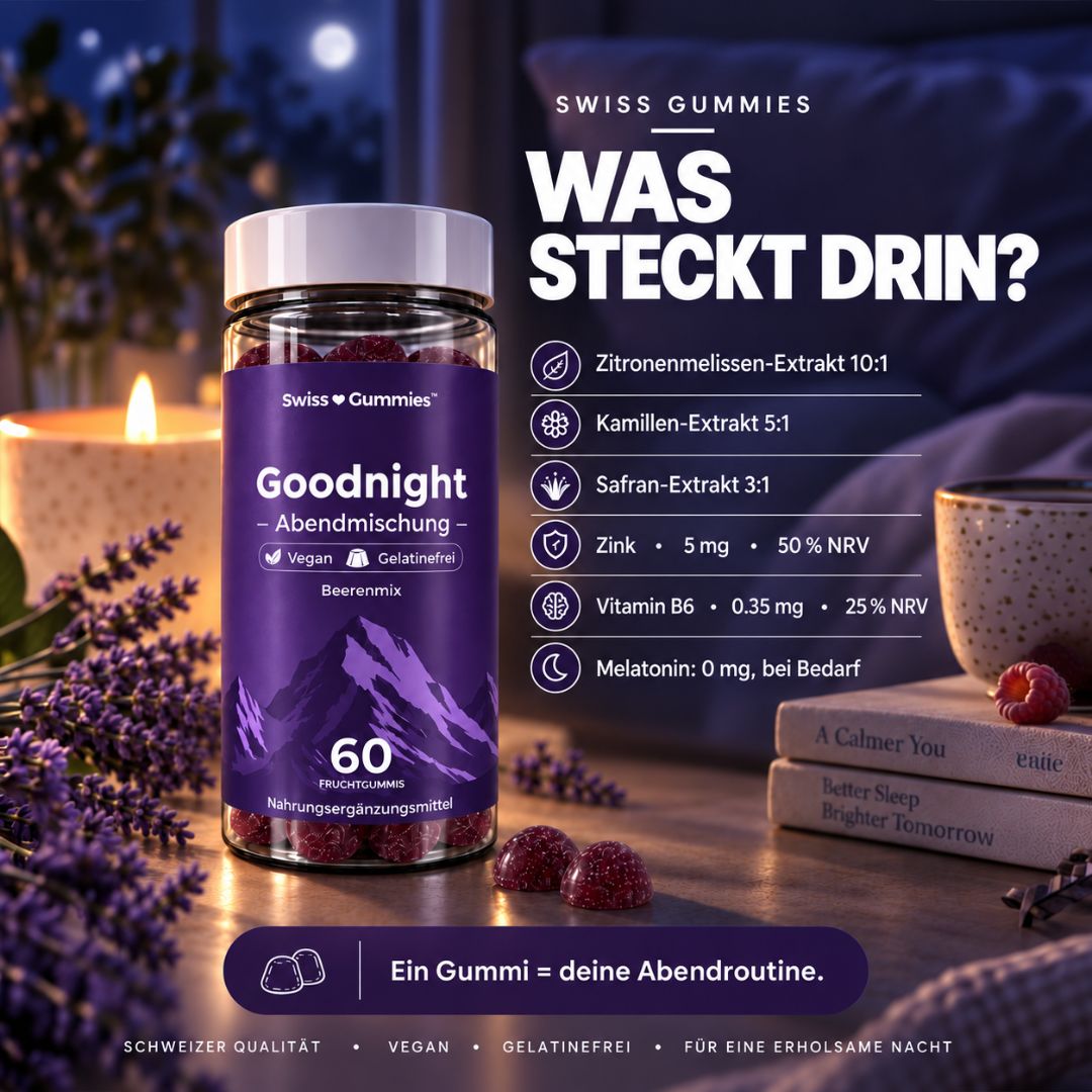 Goodnight – gommes au zinc et à la vitamine B6