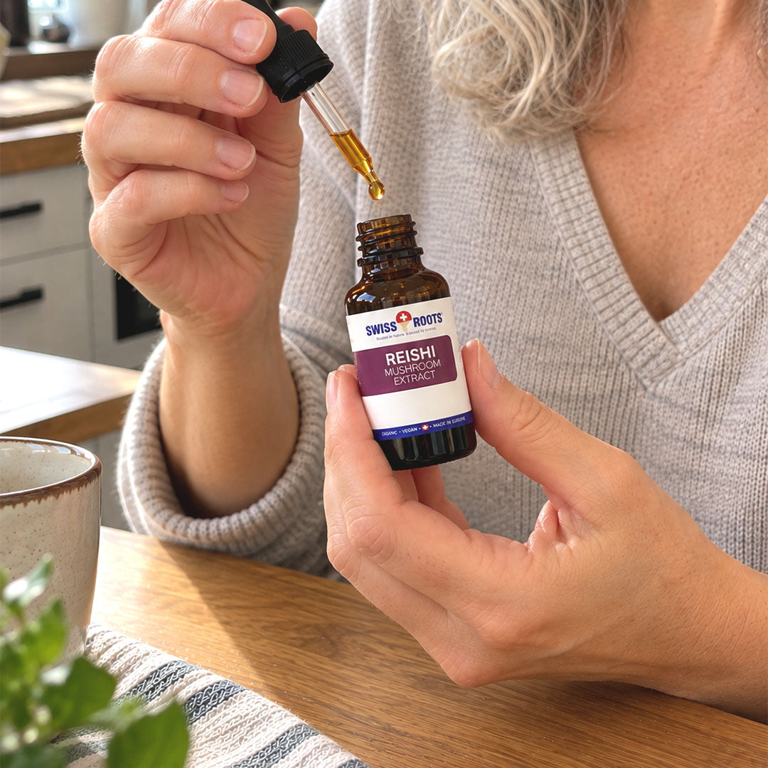 Swiss Roots™ reishi, estratto liquido di fungo, 30 ml