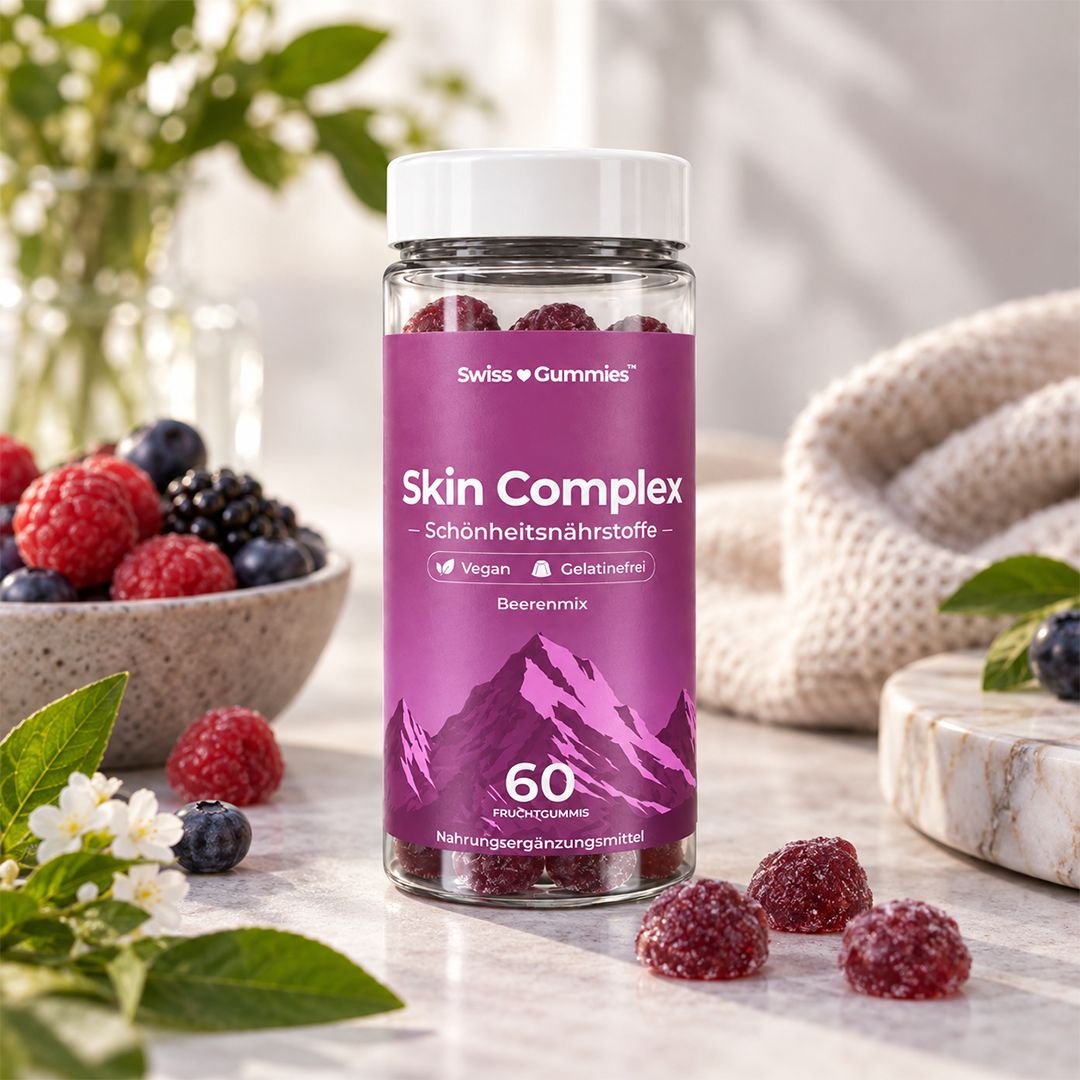 Skin Complex – Fruchtgummis mit Vitamin C, Selen und Pflanzenextrakten