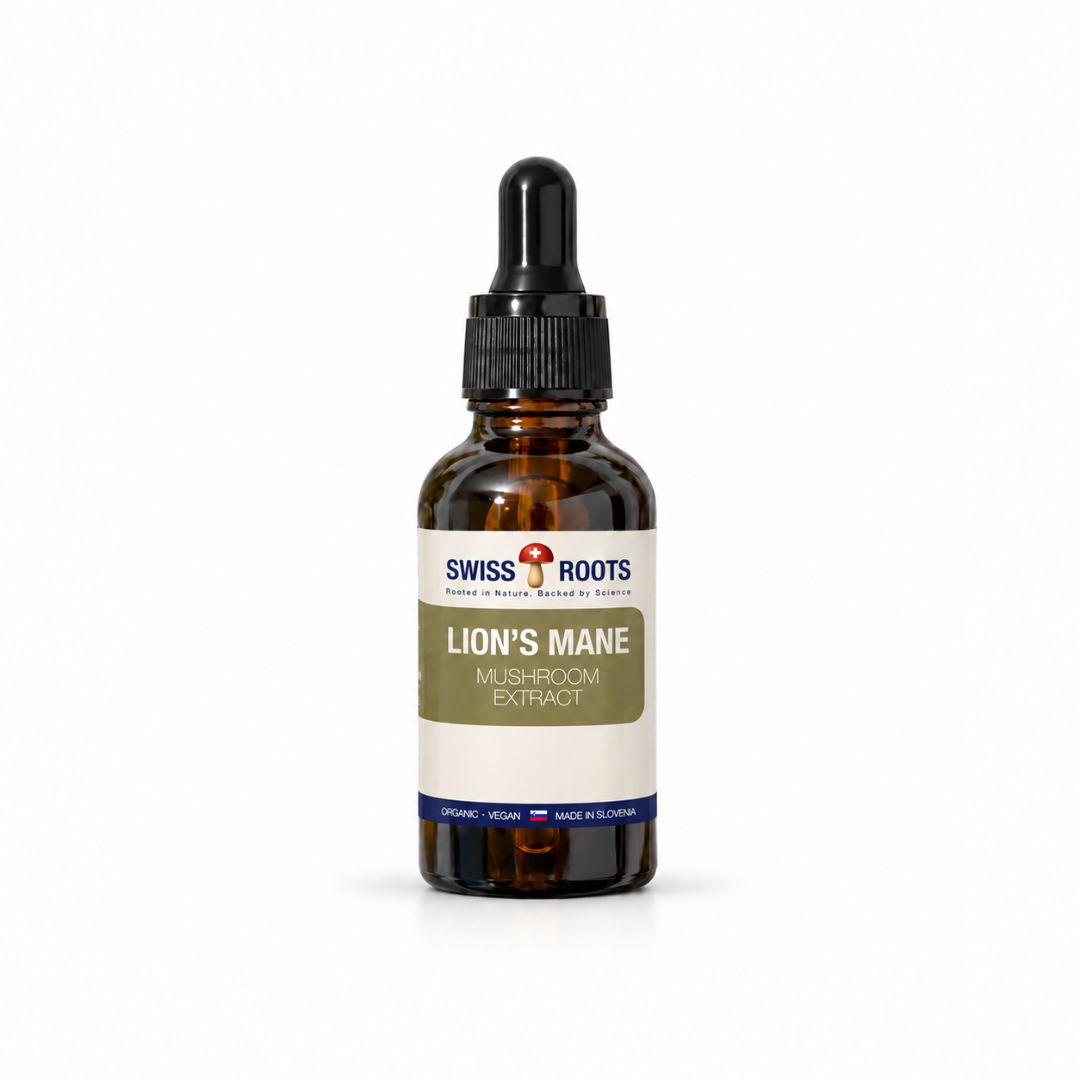 Swiss Roots™ lion's mane, mushroom extract liquid, 30 ml