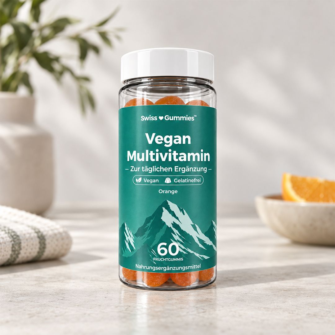 Vegan Multivitamin – gommes avec 7 vitamines et 2 minéraux