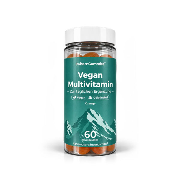 Vegan Multivitamin – Fruchtgummis mit 7 Vitaminen und 2 Mineralstoffen