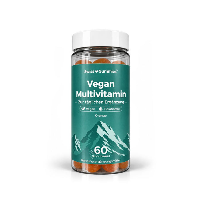 Vegan Multivitamin – Fruchtgummis mit 7 Vitaminen und 2 Mineralstoffen