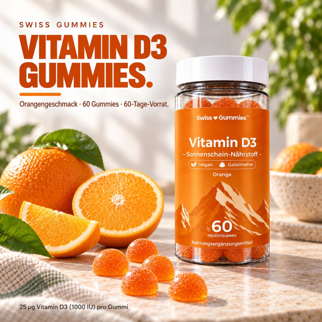 Vitamin D3 – Fruchtgummis mit 25 µg Vitamin D3